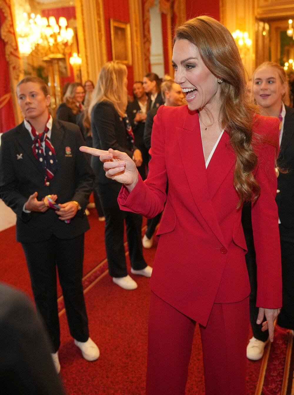 Kejt Midlton, princeza od Velsa, ugostila je u Vindzoru najbolje engleske ragbistkinje