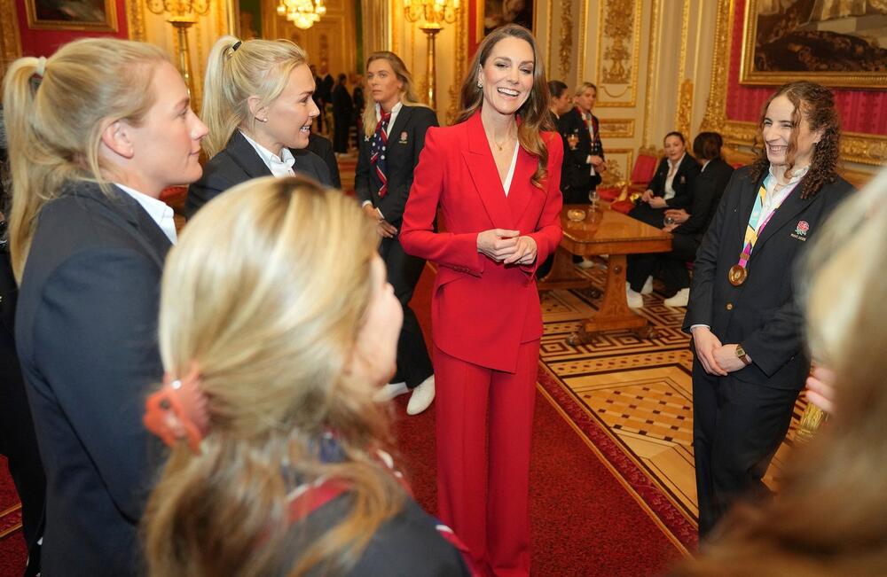 Kejt Midlton, princeza od Velsa, ugostila je u Vindzoru najbolje engleske ragbistkinje