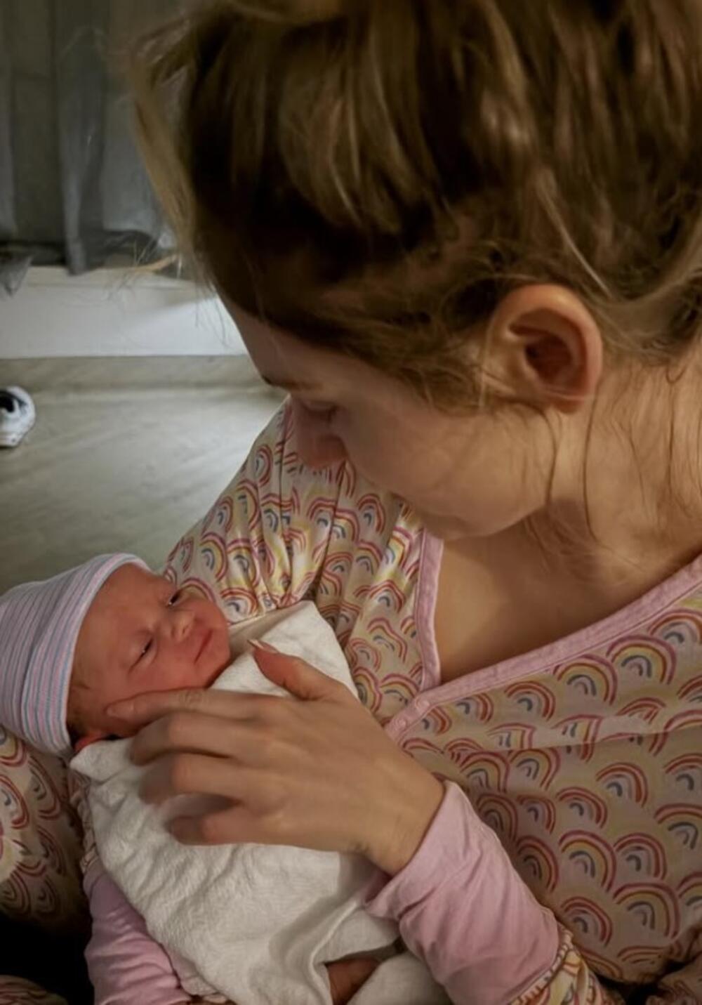 Megan Trejnor sa ćerkom