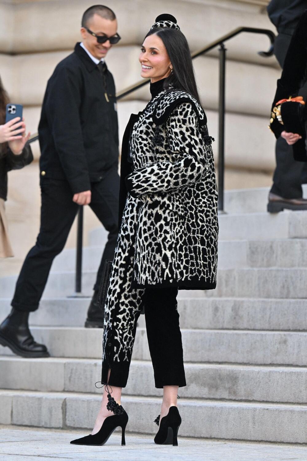 Demi Mur na reviji modne kuće Schiaparelli na Nedelji mode u Parizu