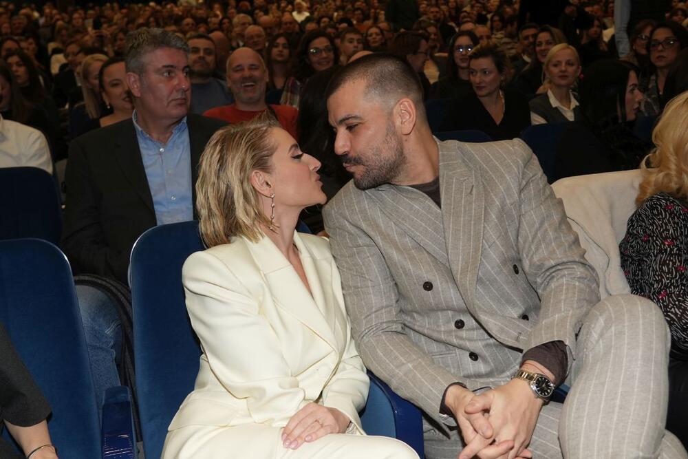 Anđelka Stević Žugić i Marko Žugić na premijeri filma 'Svadba'