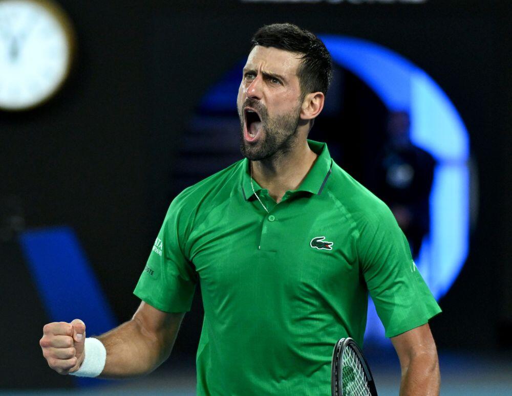 Novak Đoković na Australijan openu 2026.