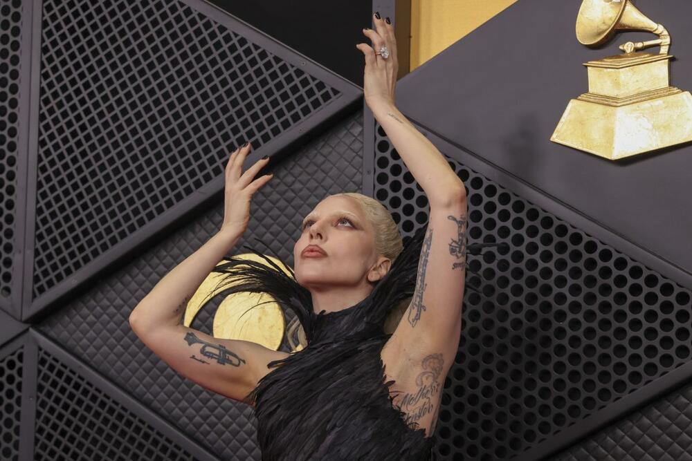 <p>Pevačica Lejdi Gaga sinoć je bila jedna od najzapaženijih dama na crvenom tepihu, a za to je bila zaslužna upečatljiva kreacija koju je nosila.</p>