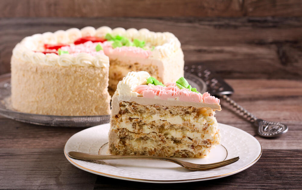 Ilustracija, žito torta