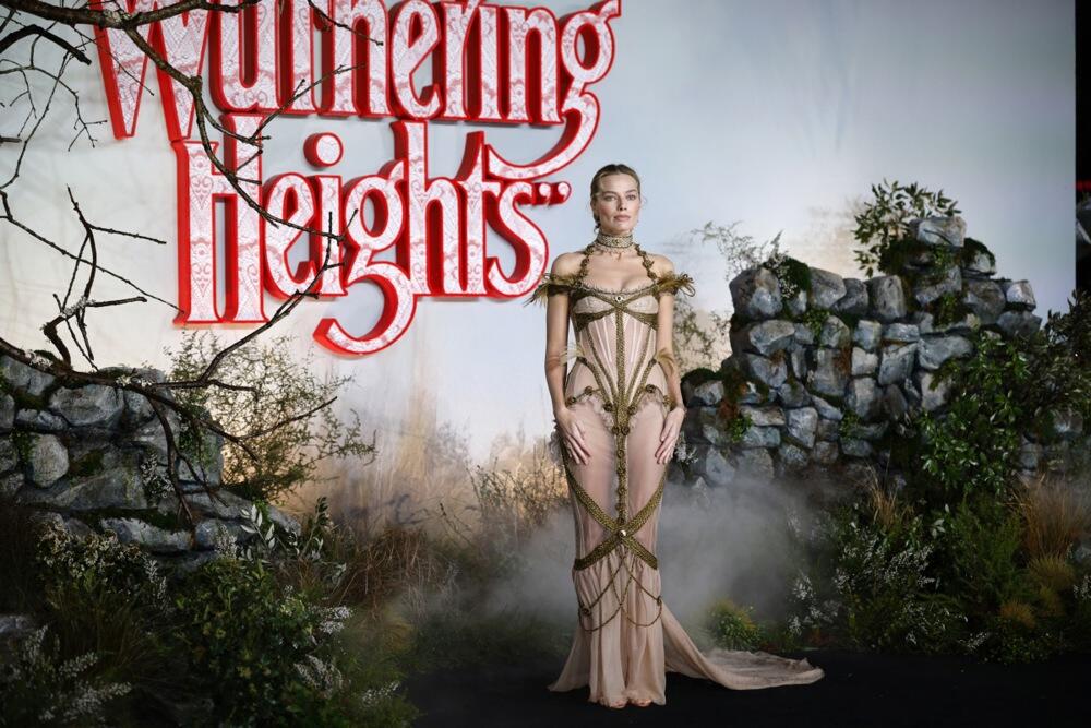 Margo Robi na premijeri filma "Orkanski visovi" u Londonu