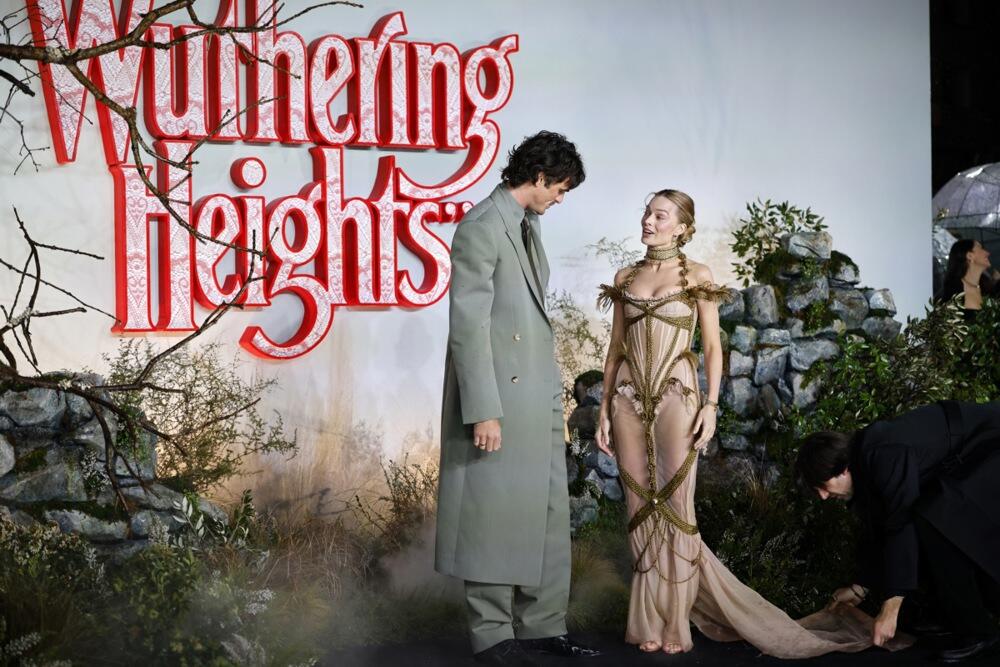 Margo Robi na premijeri filma "Orkanski visovi" u Londonu