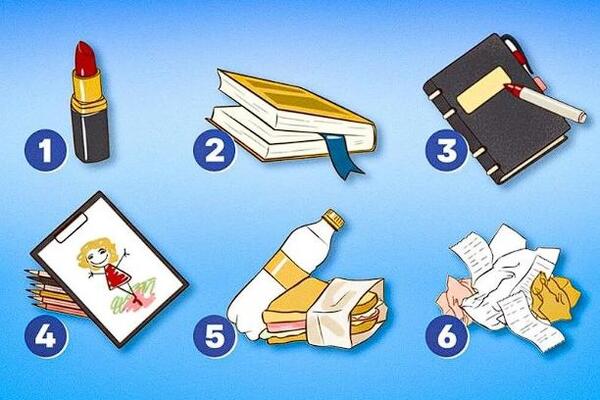 Šta od predmeta sa slike uvek imate u torbi? Ova sitnica otkriva mnogo o tome ko ste zapravo