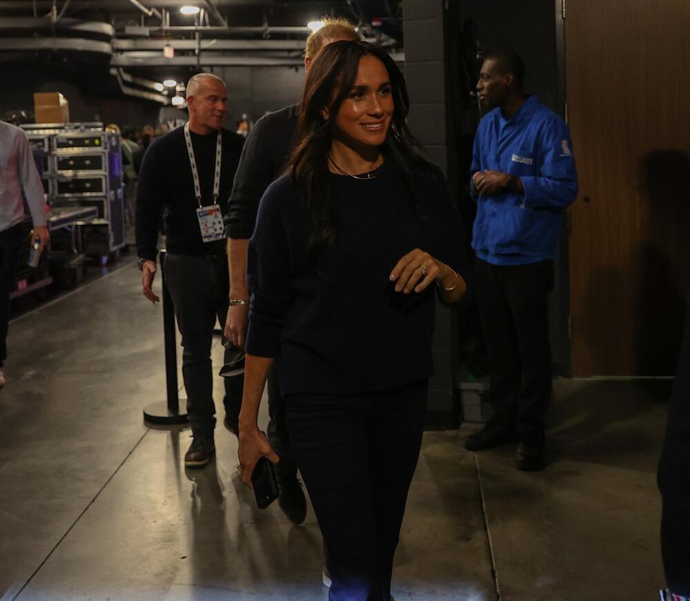 Princ Hari i Megan Markl na NBA All-Star meču