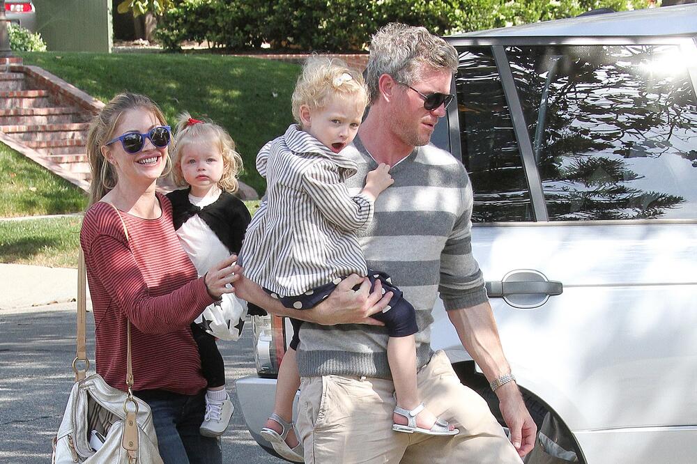 Erik Dejn s porodicom 2013. godine