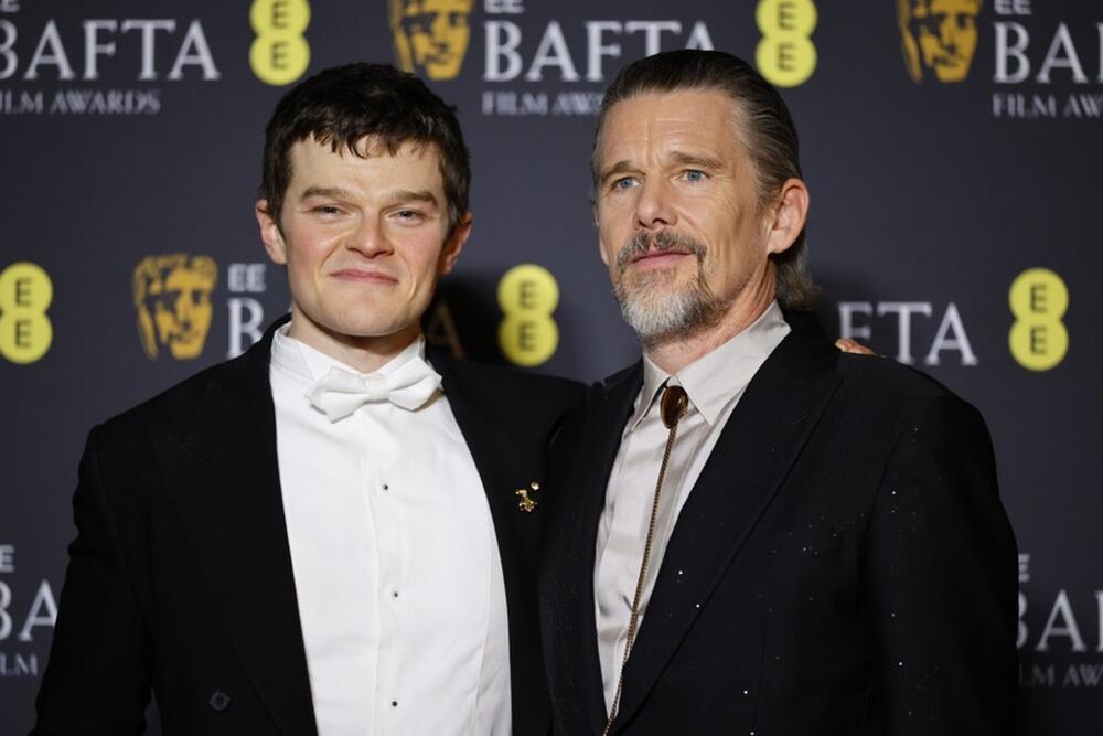 Robert Aramajo sa Itanom Houkom na dodeli BAFTA nagrada