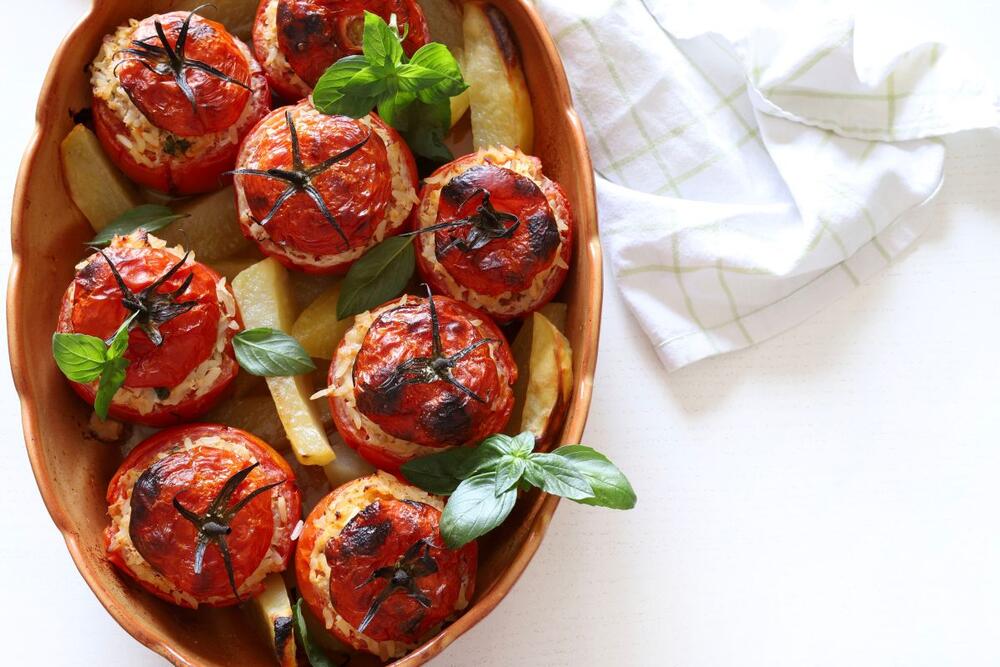 Ilustracija za posne punjene paprike