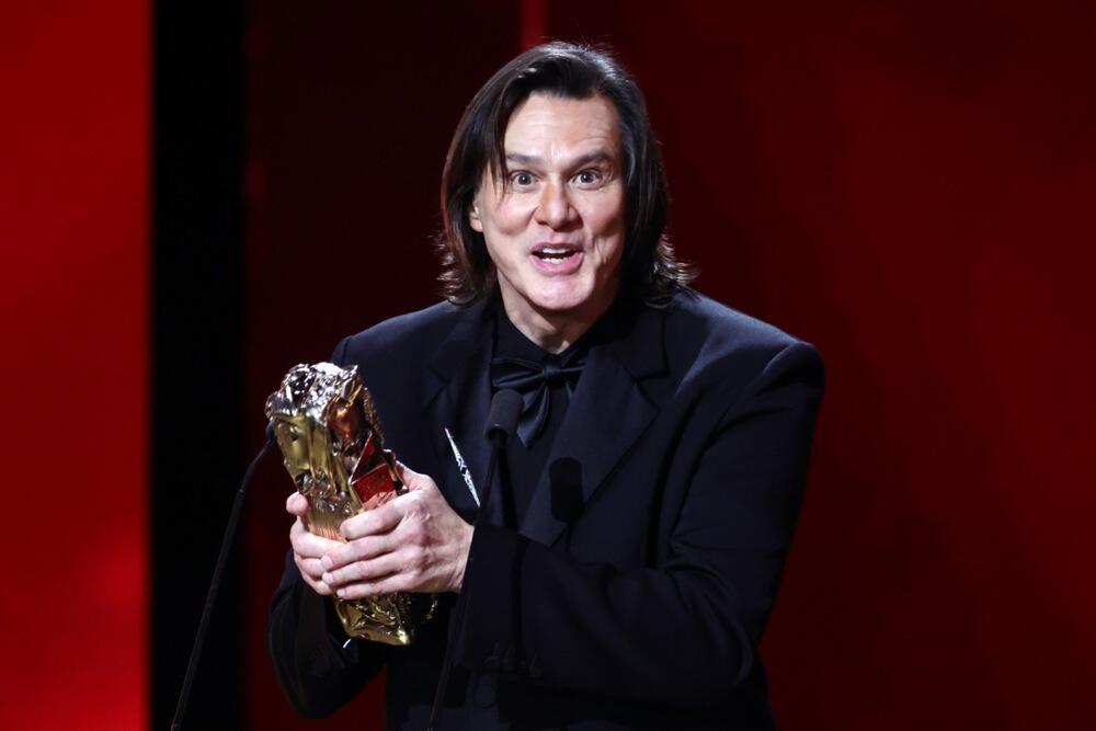 Džim Keri na dodeli Cezar nagrada u Francuskoj