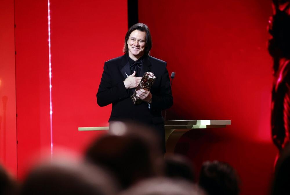 Džim Keri na dodeli Cezar nagrada u Francuskoj