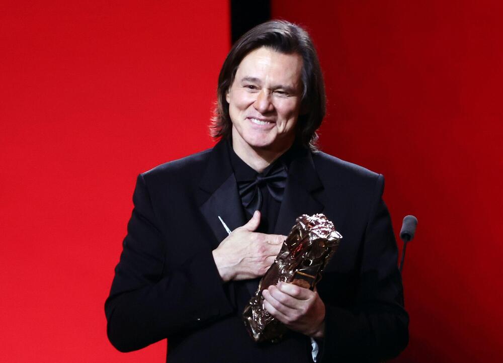 Džim Keri na dodeli Cezar nagrada u Francuskoj