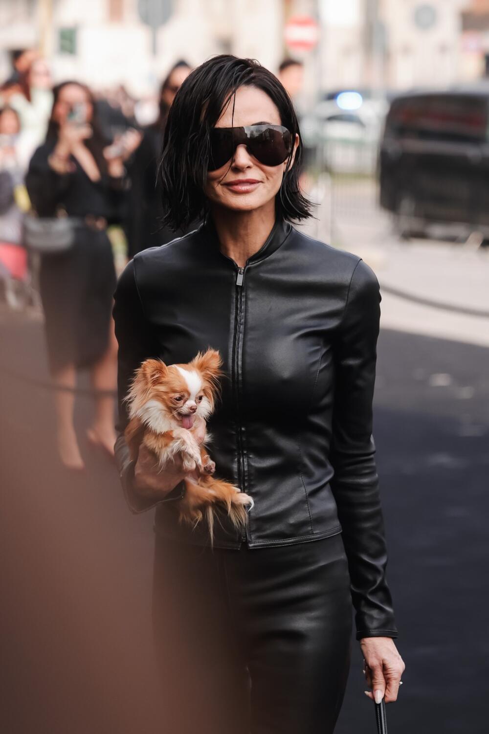 Demi Mur na Gucci reviji u Milanu