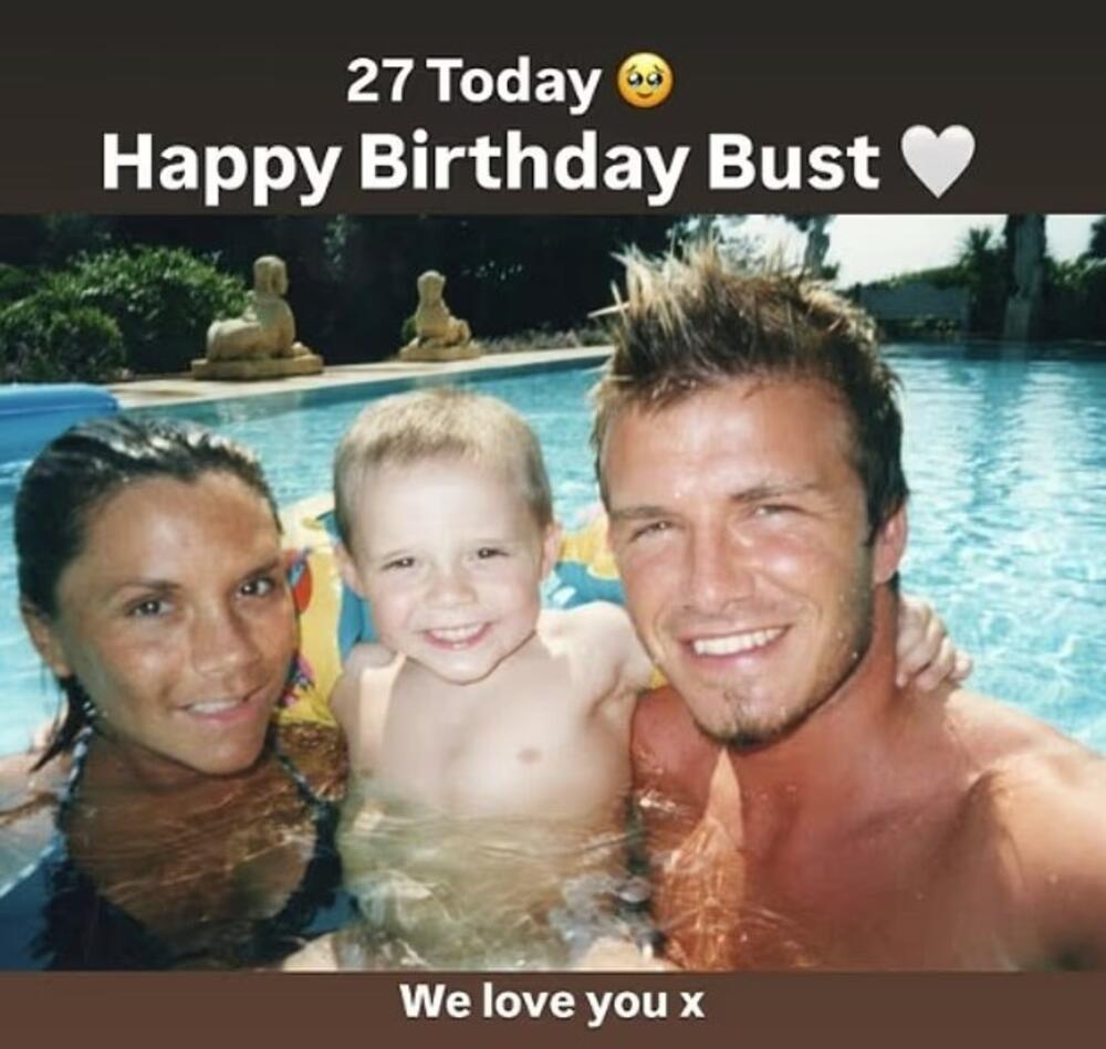 Dejvid Bekam čestitao 27. rođendan sinu Bruklinu