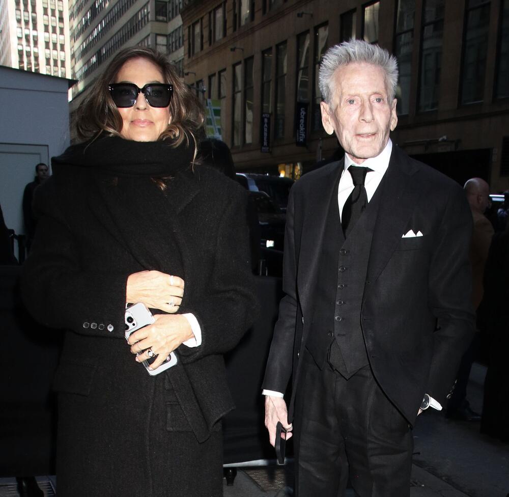 Keli Rektor i Kelvin Klajn na Nedelji mode u Njujorku 2025. godine