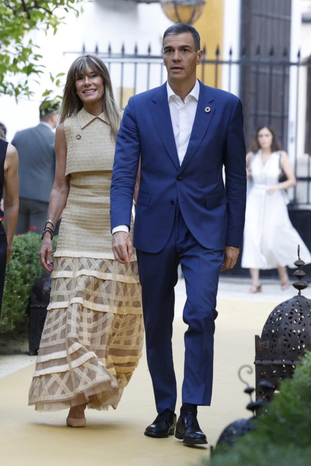 Pedro Sančez, premijer Španije, sa suprugom Begonjom Gomez