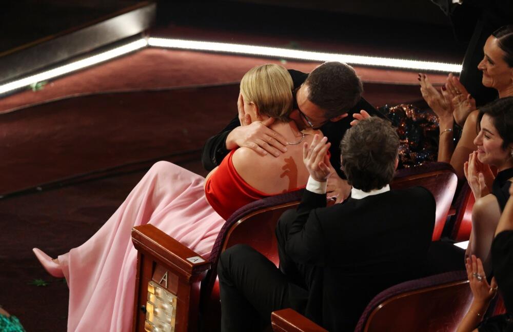 Džesi Bakli nakon što je čula da je osvojila Oskara za najbolju glumicu