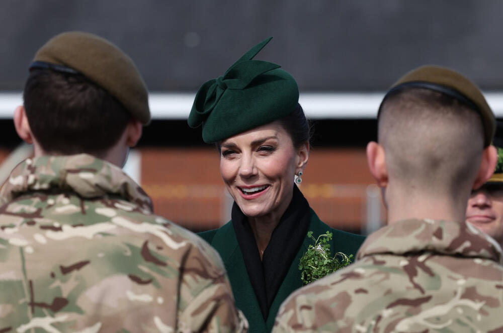 Kejt Midlton na proslavi Dana svetog Patrika