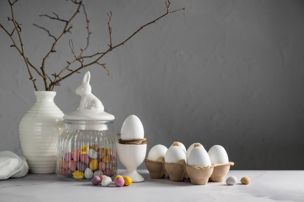 Izbeljivanje jaja pred Uskrs