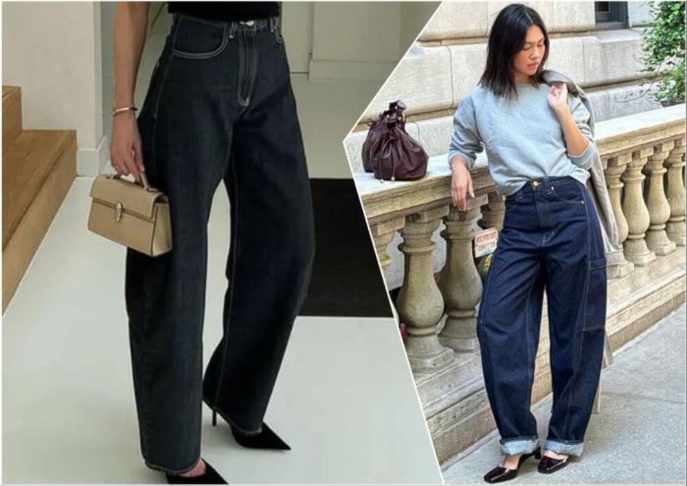 Barrel farmerke nisu klasične baggy pantalone, već podsećaju na spoj uskih i širokih farmerki