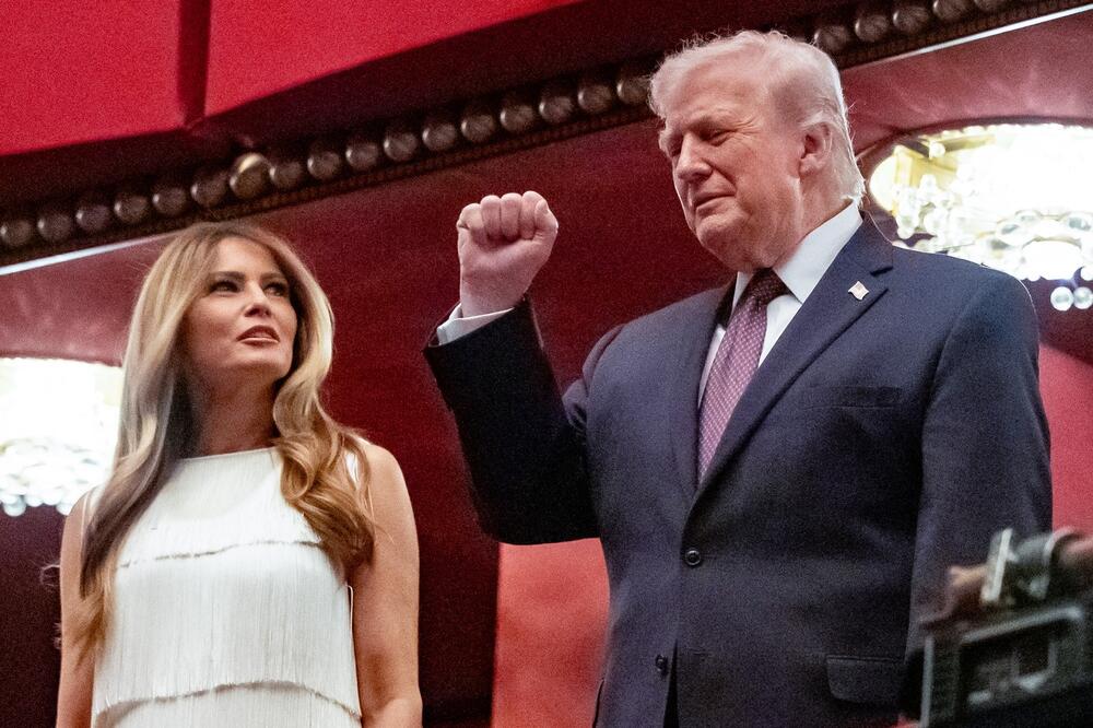 Melanija i Donald Tramp u Kenedi Centru