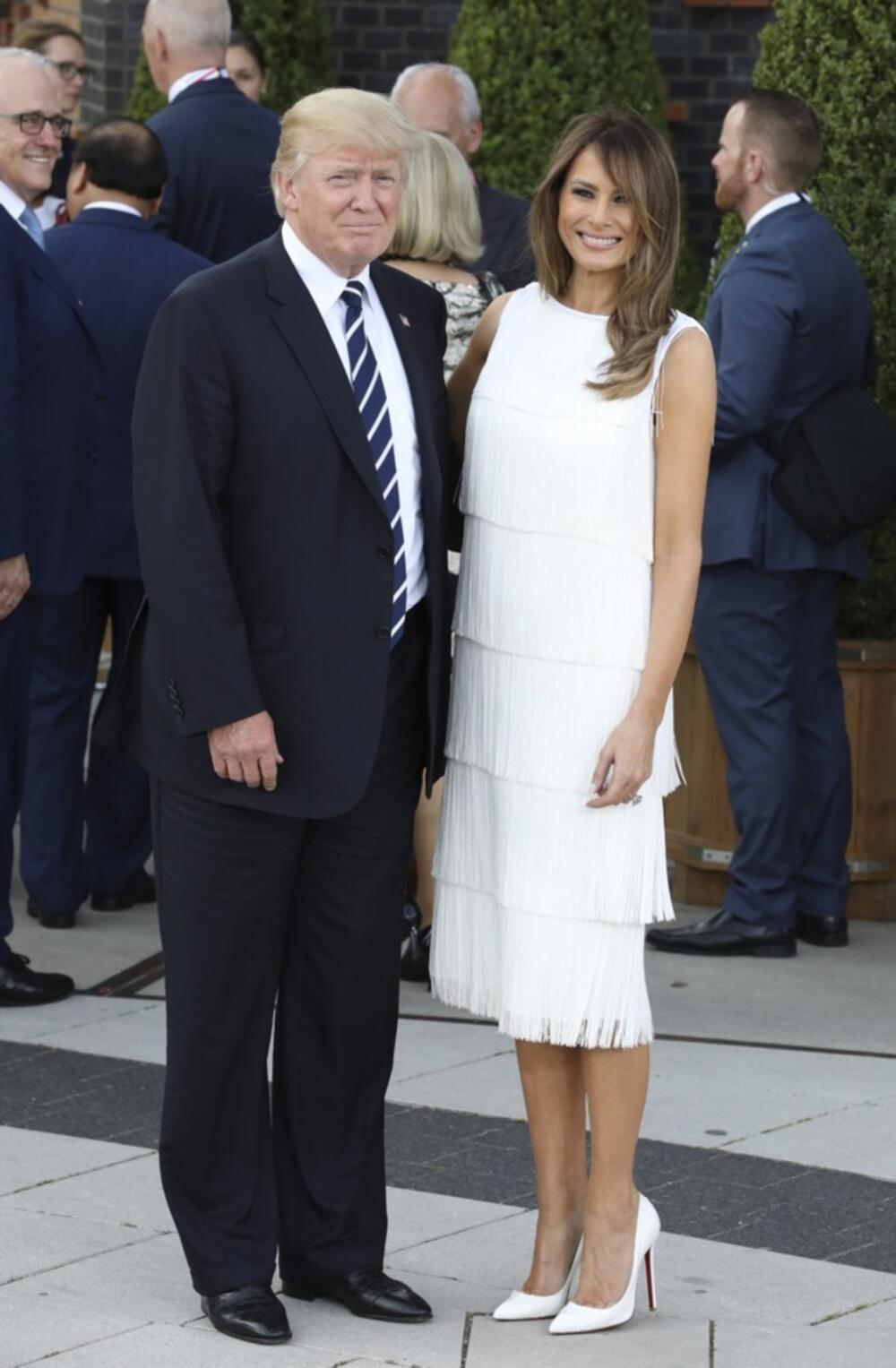 Melanija i Donald Tramp 2017. godine
