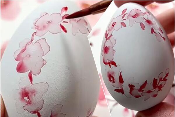 Da bi jaje izgledalo ovako, treba vam manje od 60 sekundi: Trik za ukrašavanje uz koji svako postaje umetnik