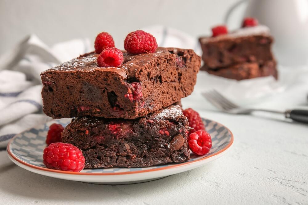 Recept za čokoladne kocke sa malinama