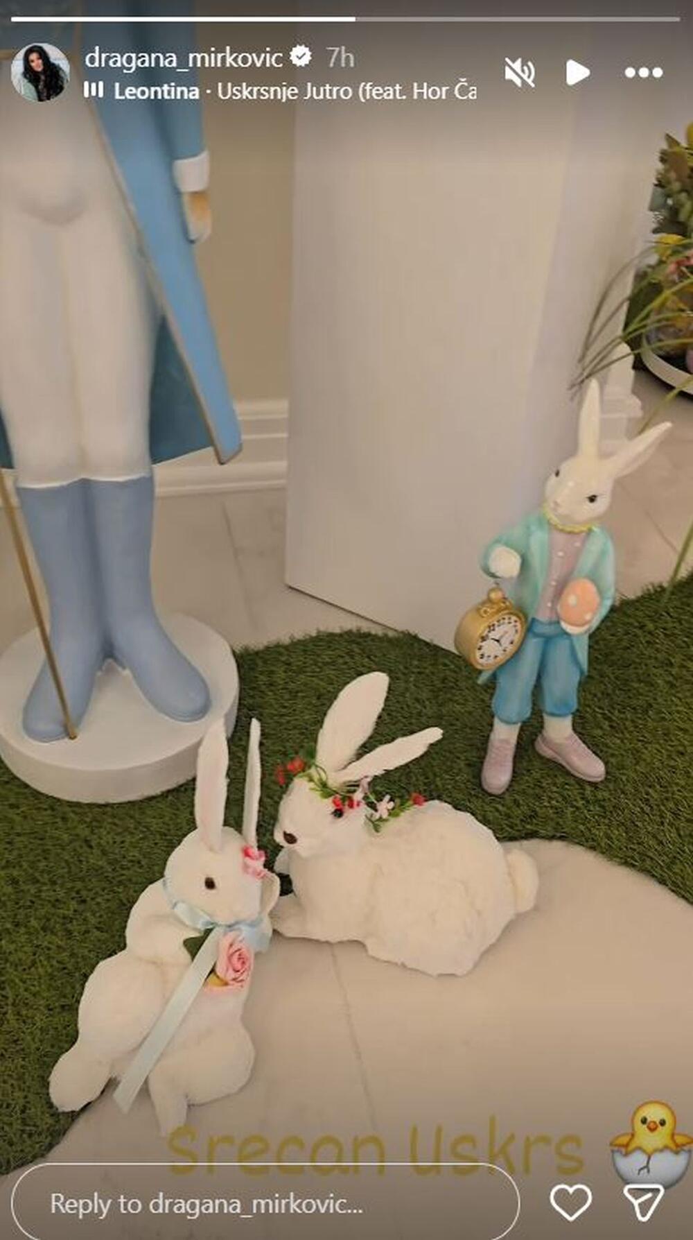 <p>Uoči Uskrsa dom naše pevačice postaje mesto gde živi magija&nbsp;</p>