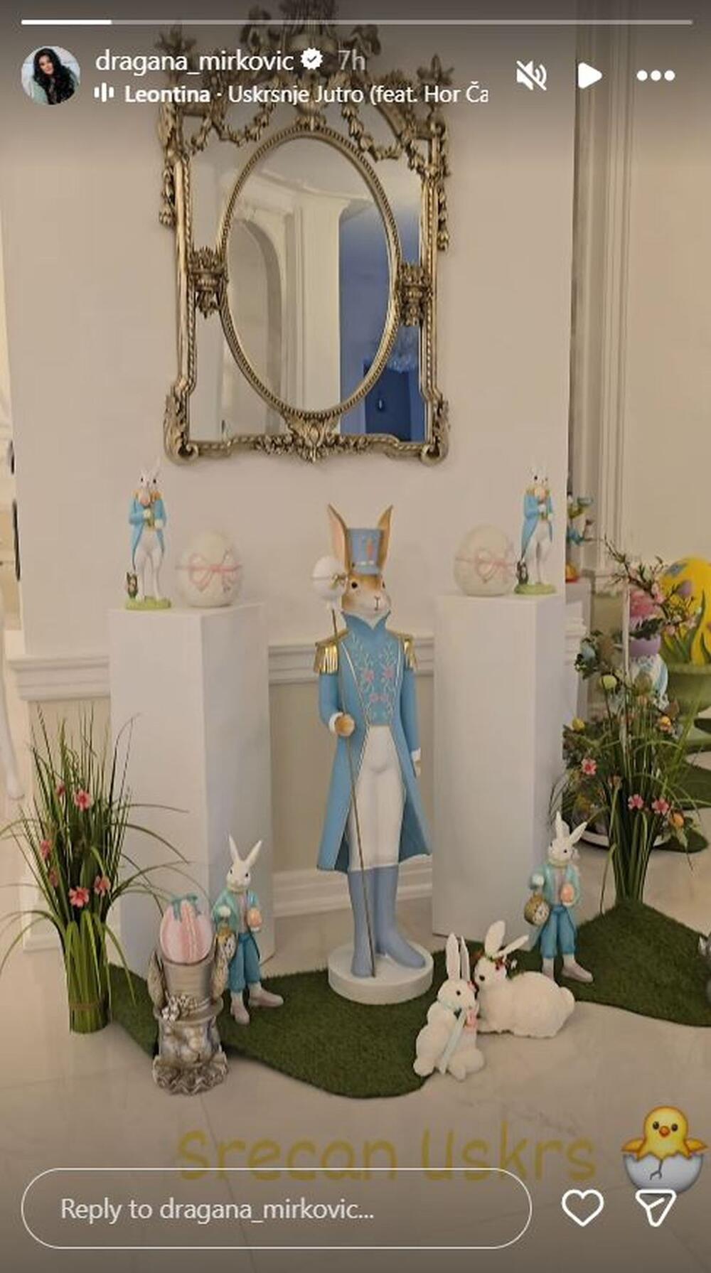 <p>Uoči Uskrsa dom naše pevačice postaje mesto gde živi magija&nbsp;</p>