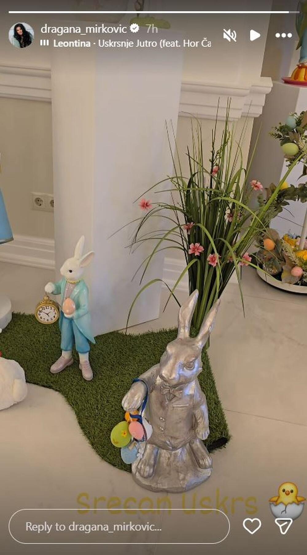 <p>Uoči Uskrsa dom naše pevačice postaje mesto gde živi magija&nbsp;</p>