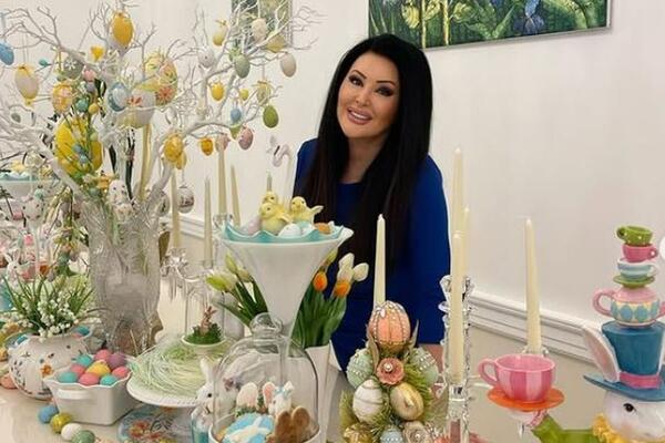 Preslatki zečevi, dekoracija kao u kućama holivudskih zvezda: Zavirite u dvorac Dragane Mirković uoči Uskrsa