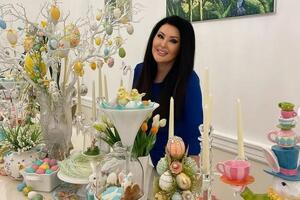 Preslatki zečevi, dekoracija kao u kućama holivudskih zvezda: Zavirite u dvorac Dragane Mirković uoči Uskrsa