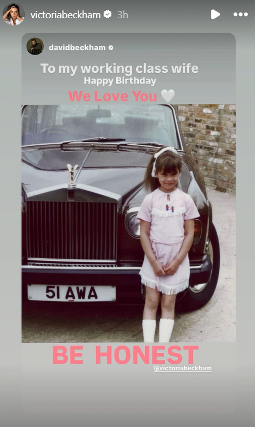 Viktorija Bekam, Dejvid Bekam