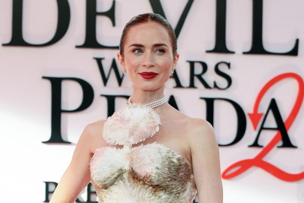 Emili Blant na premijeri filma 'Đavo nosi Pradu 2' u Njujorku