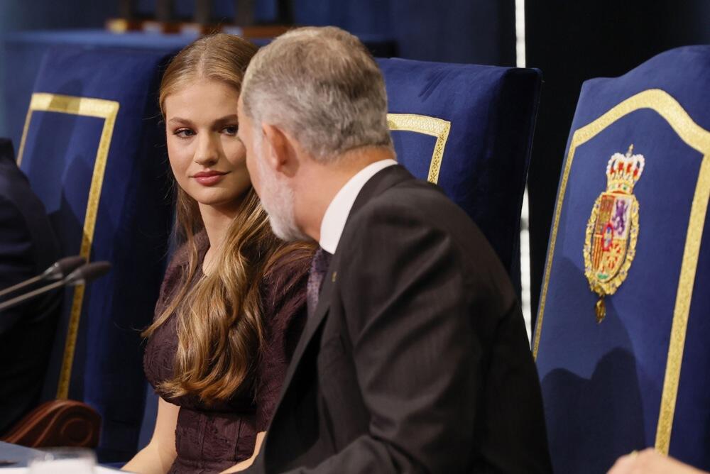 Princeza Leonor od Asturije sa ocem kraljem Felipeom od Španije
