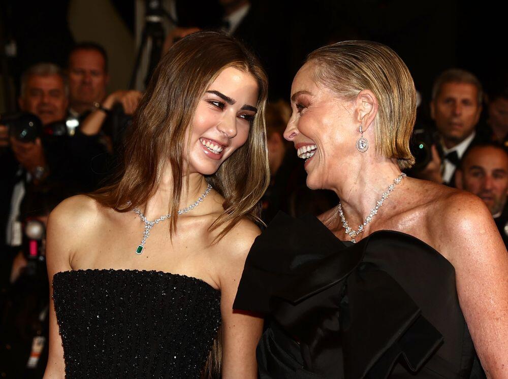 Helena Getsbi i Šeron Stoun na 79. Kanskom festivalu, na premijeri filma 'Dijamant'