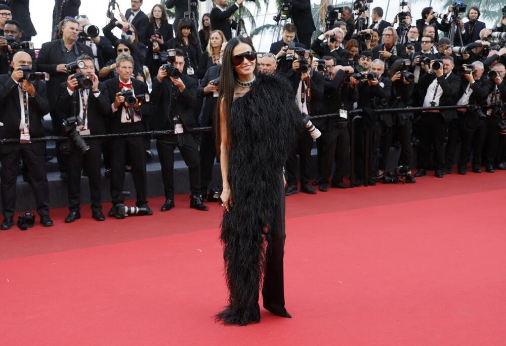 Demi Mur tokom Kanskog festivala 2026. godine