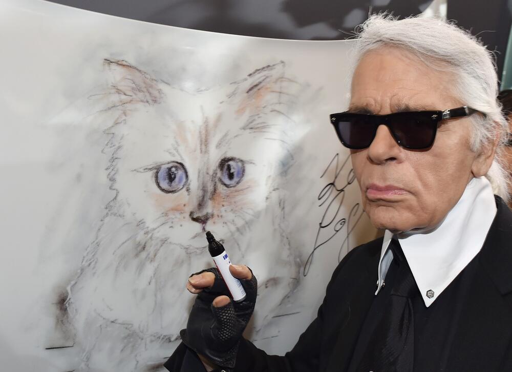 Karl Lagerfeld je svojevremeno izjavio da bi se oženio svojom mačkom Šupet da je to moguće