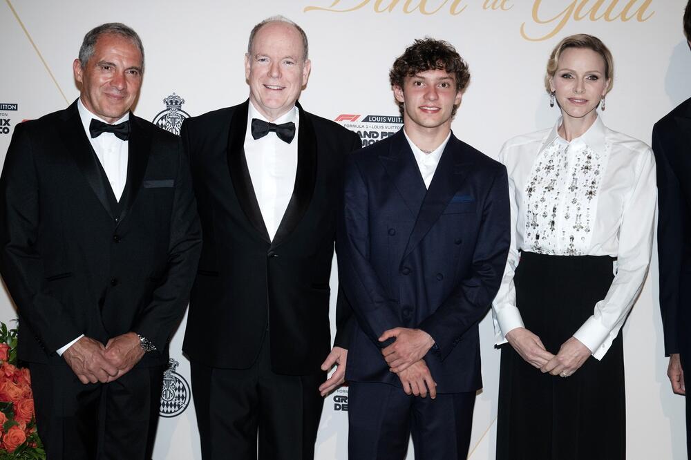 Princ Albert i princeza Šarlin na gala večeri posle trke za Veliku nagradu Monaka