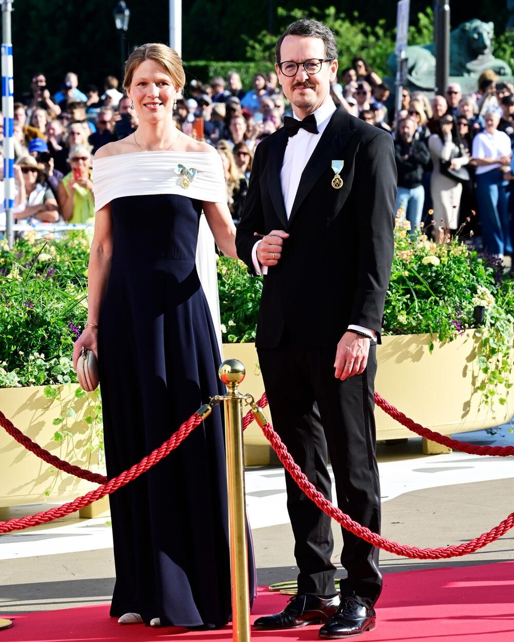 Princeza Danica i princ Filip na koncertu u Švedskoj kraljevskoj operi organizovanom u čast 'zlatnoj svadbi' kralja Karla XVI Gustafa i kraljica Silvije od Švedske