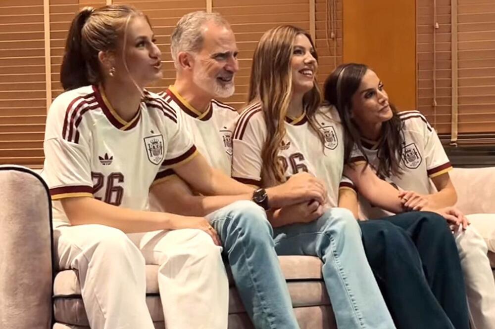 Španska kraljevska porodica zajedno prati mečeve Španije tokom Mundijala 2026. godine, a svi imaju dresove