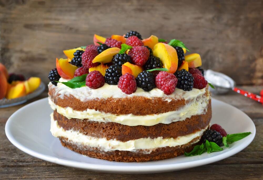 Voćna sladoled-torta, recept 