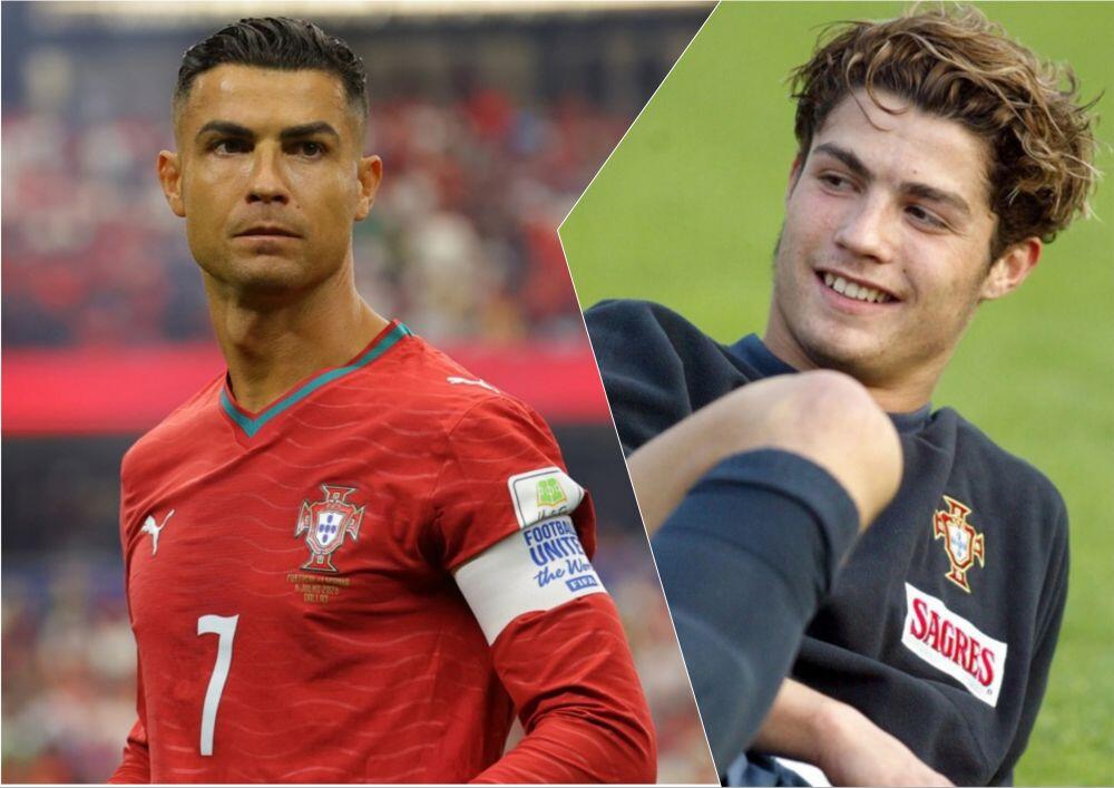 Ronaldo danas i na početku karijere