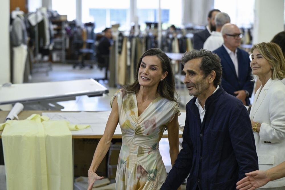 Leticija, kraljica Španije, u prostorijama modne kuće Adolfo Dominguez