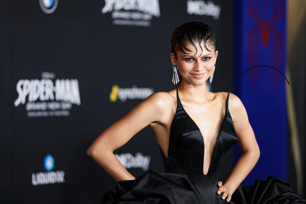 Zendeja Kolman na premijeri filma "Spajdermen: Novi dan" u Njujorku