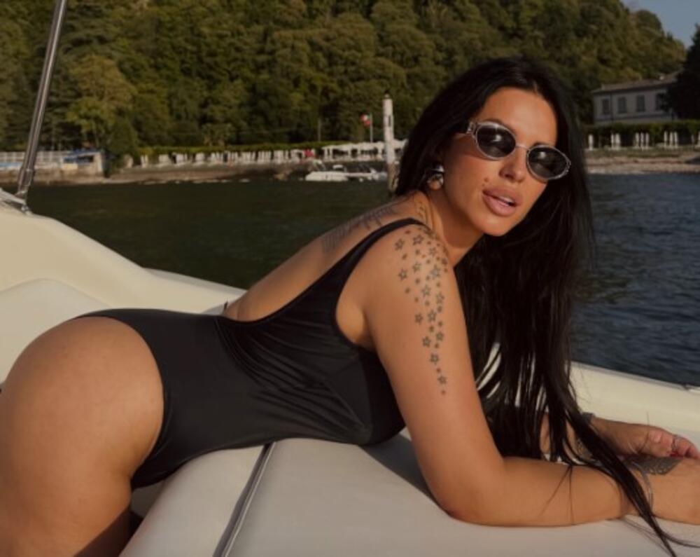 Seka Aleksić na odmoru u Italiji