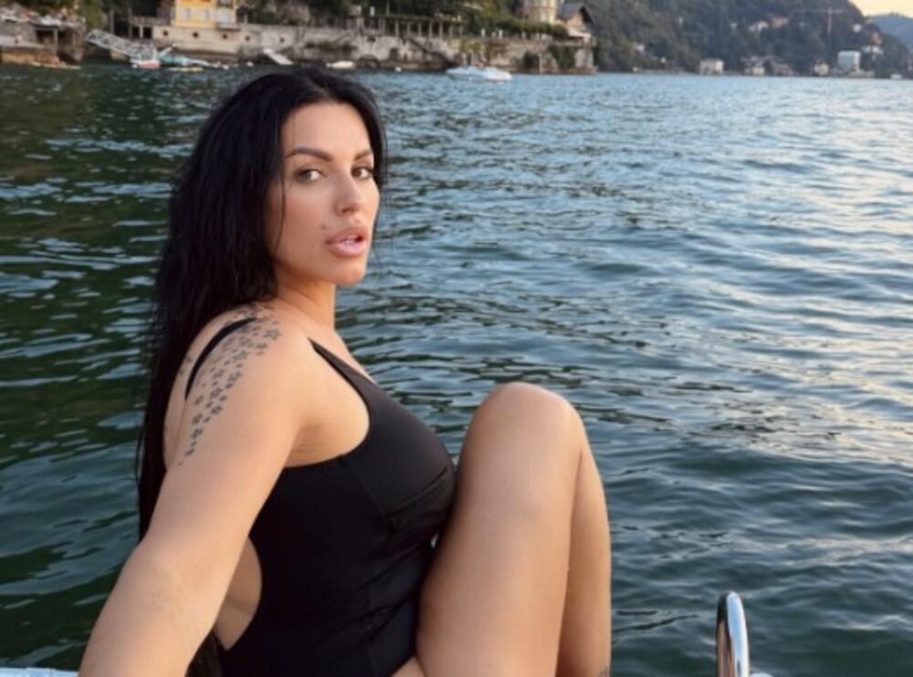 Seka Aleksić na odmoru u Italiji